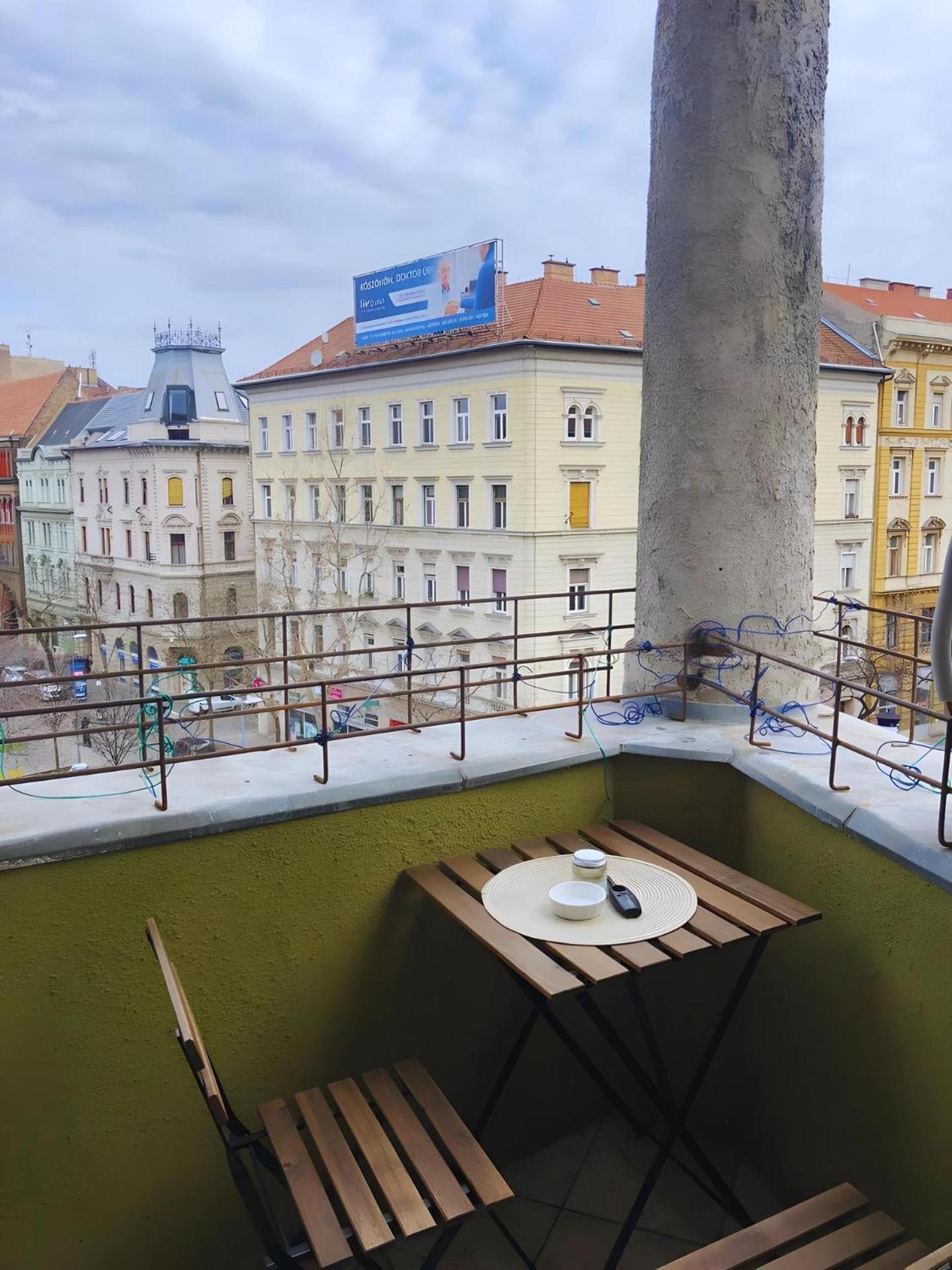 Saffron Apartment City Center Panorama Balcony Budapeşte Dış mekan fotoğraf