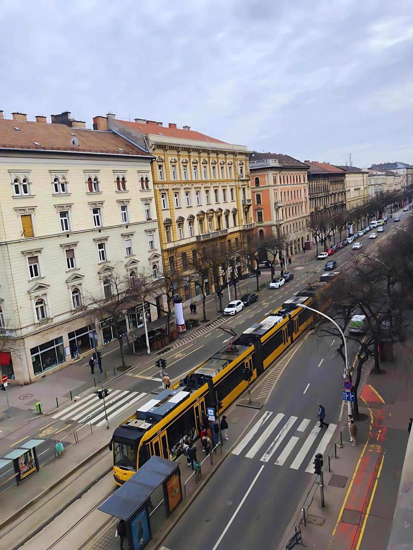 Saffron Apartment City Center Panorama Balcony Budapeşte Dış mekan fotoğraf